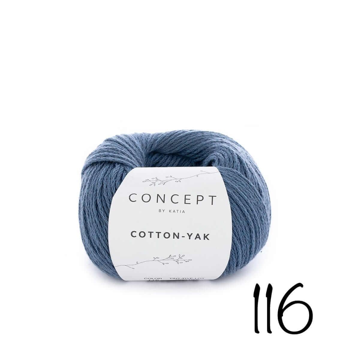 Cotton-Yak / Katia Concept - Color: 116 - Jeans