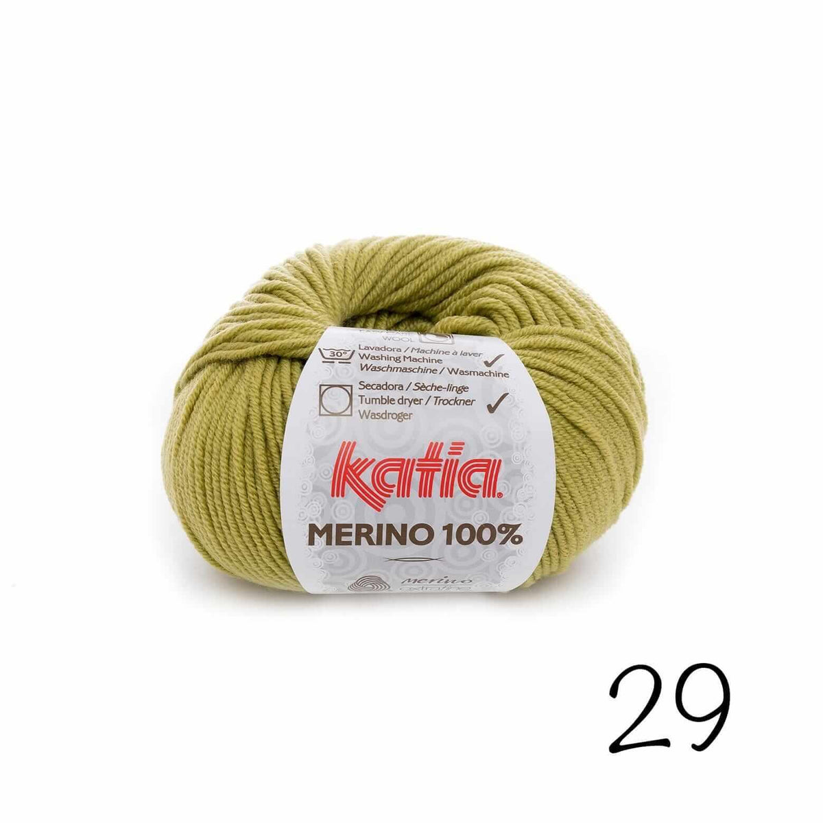 100% Merino - Katia - Color: 29 - Pistache