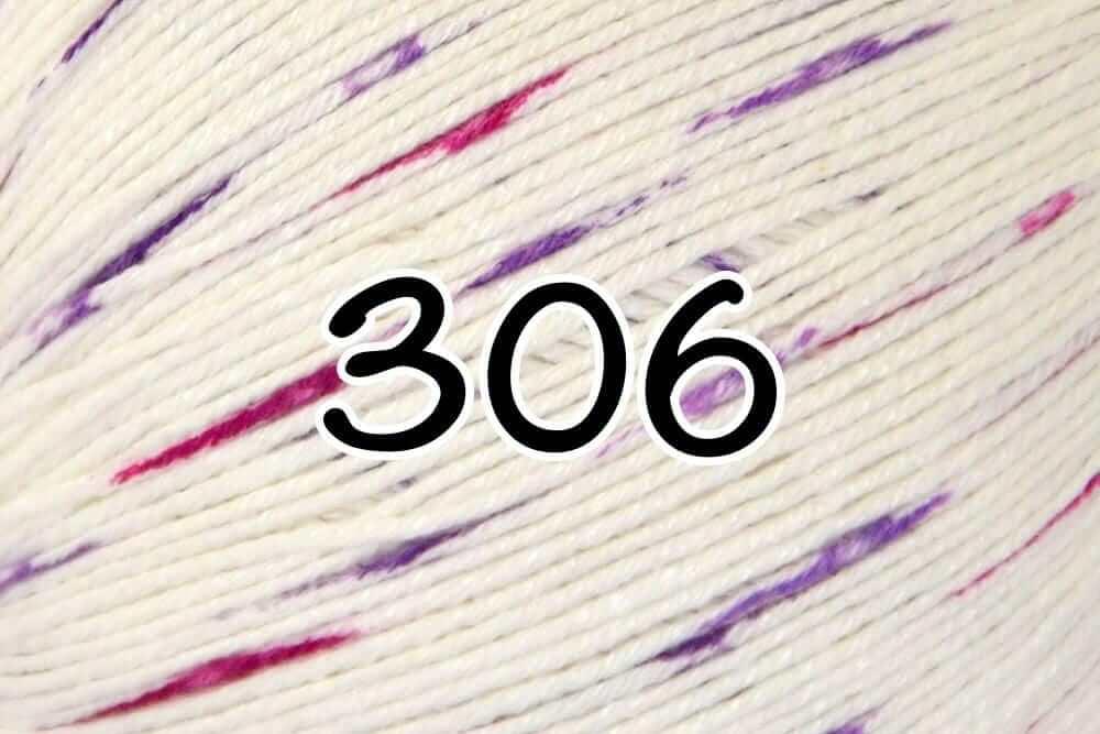 Bamboo Pop - Universal Yarn - Color: 306 - Grape Dots