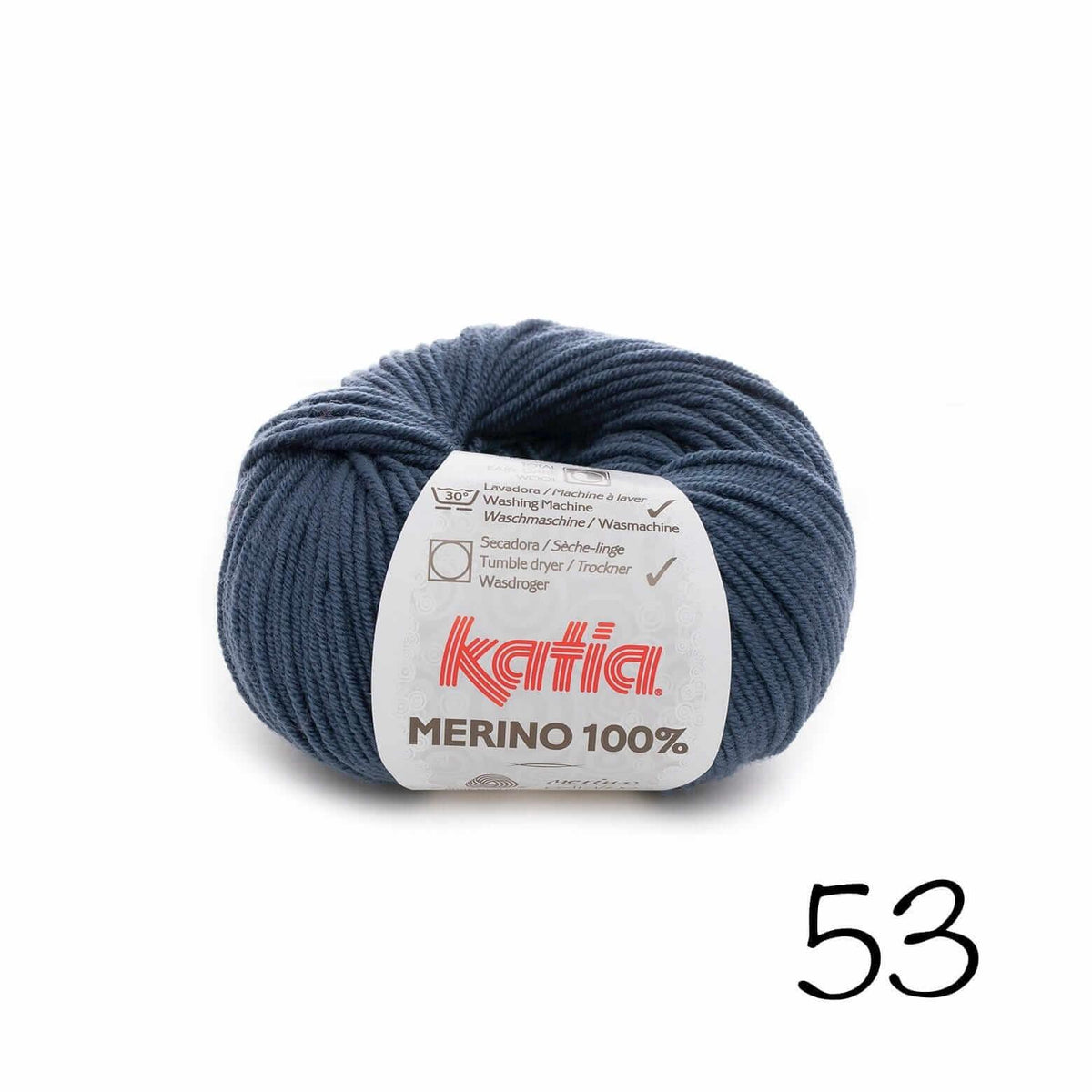 100% Merino - Katia - Color: 53 - Bleu