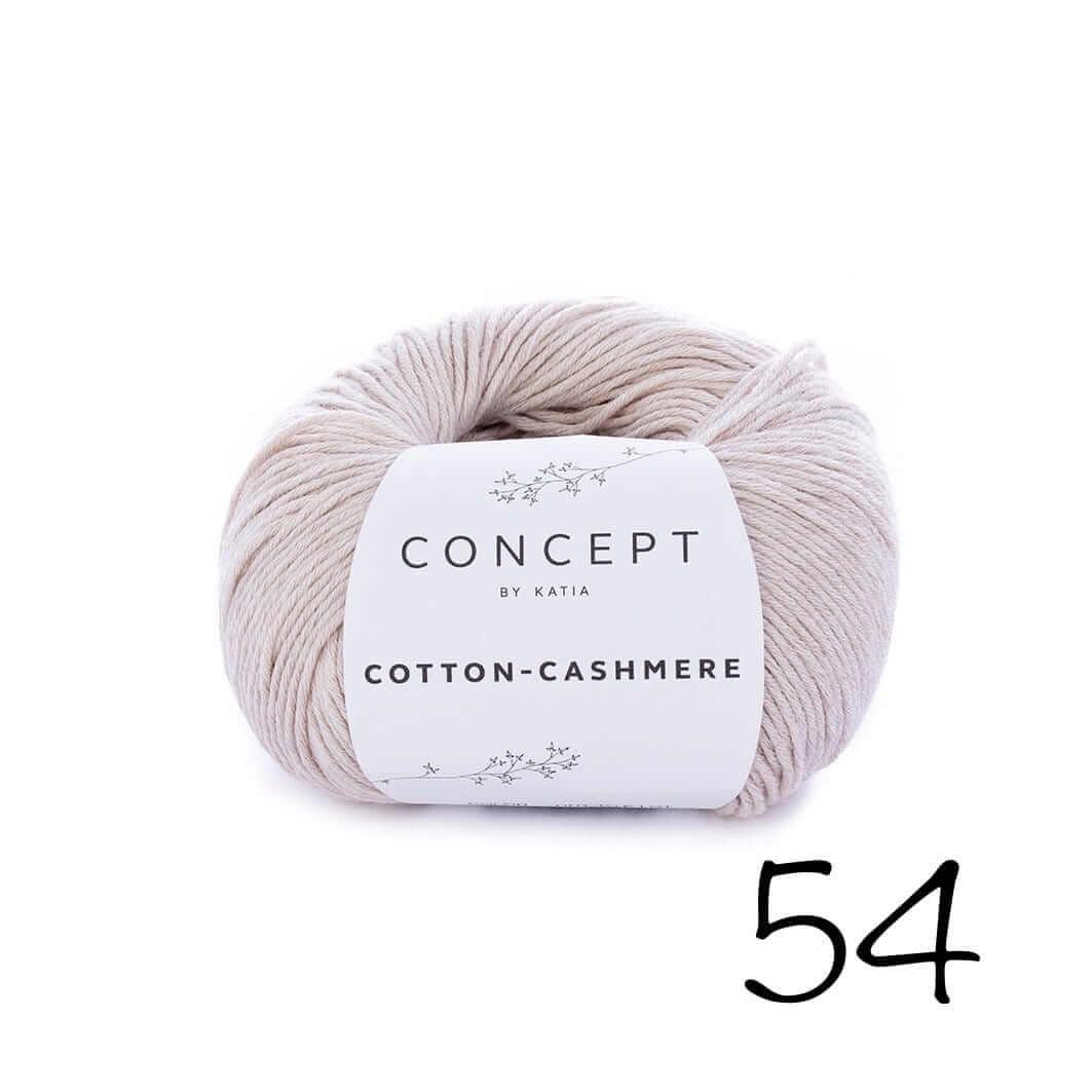 Cotton Cashmere - Katia Concept - Color: 54 - Beige