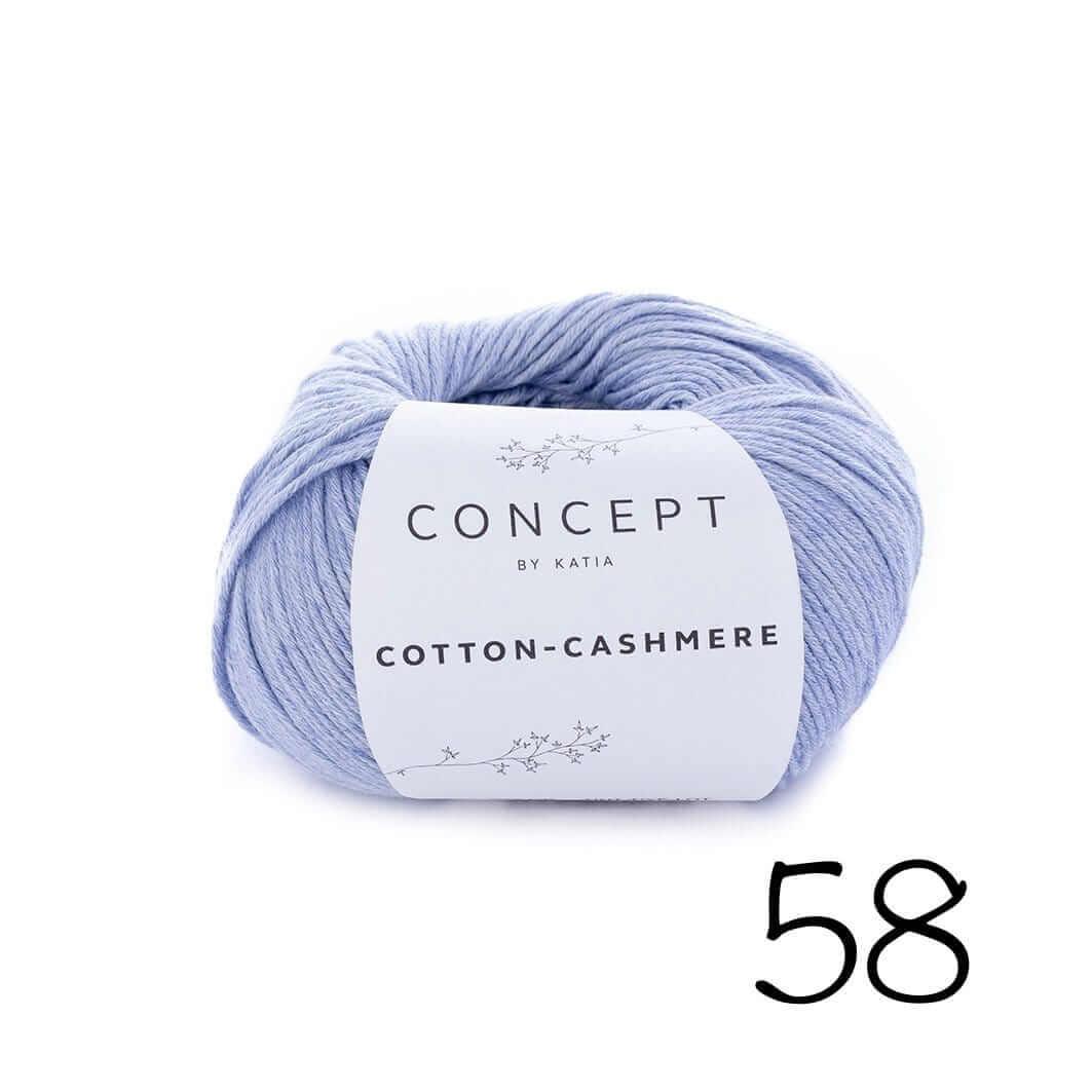 Cotton Cashmere - Katia Concept - Color: 58 - Light jeans