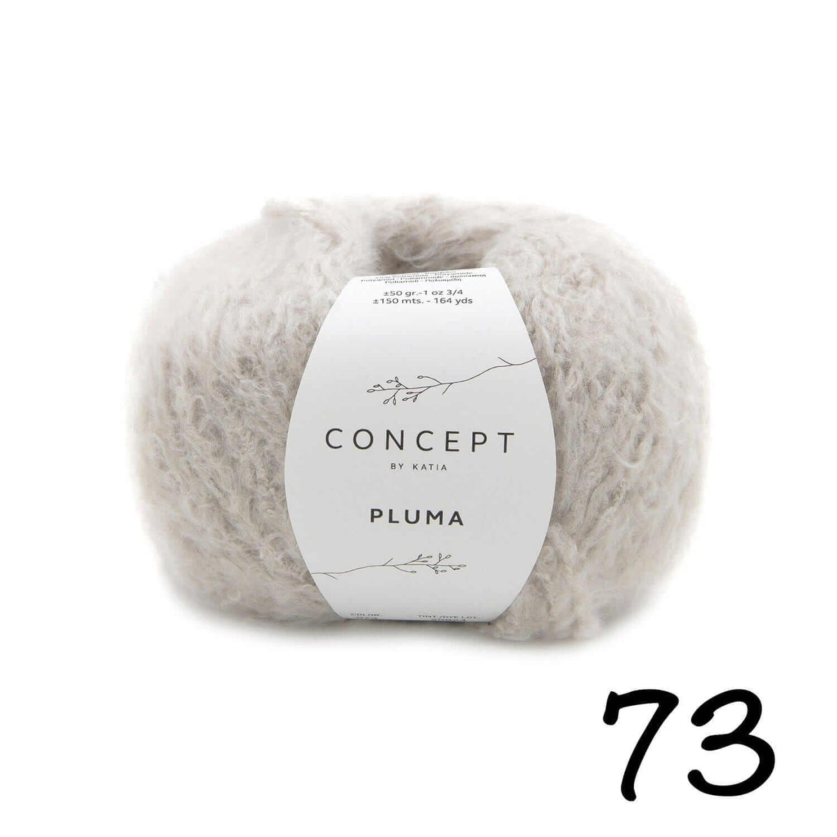 Pluma - Katia - Color: 73 - Stone Gray