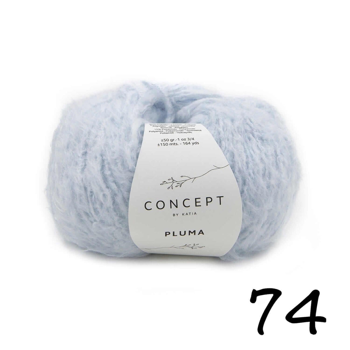 Pluma - Katia - Color: 74 - Light sky blue