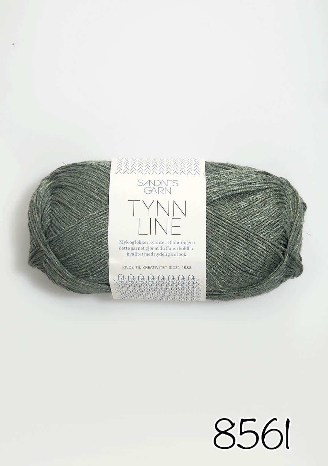 Sandness Garn - Tynn Line - Color: 8561 - Vert