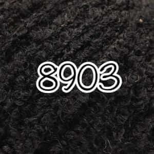 Alpaca Bouclé - Drops - Color: 8903 - Noir