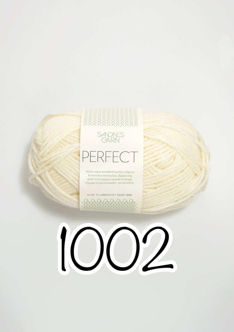 Perfect - Sandnes Garn - Color: 1002 - Blanc