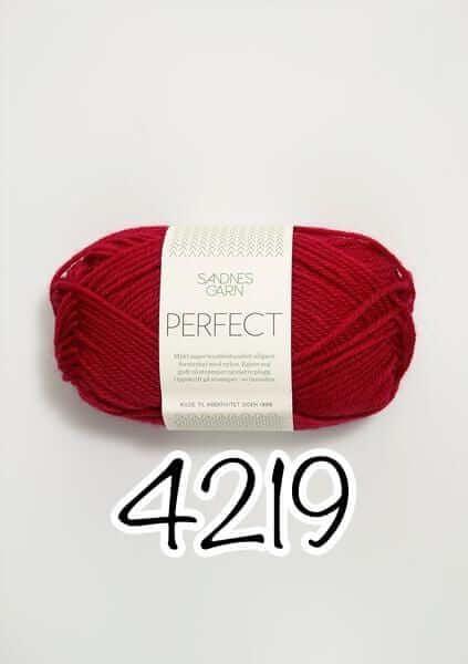 Perfect - Sandnes Garn - Color: 4219 - Rouge