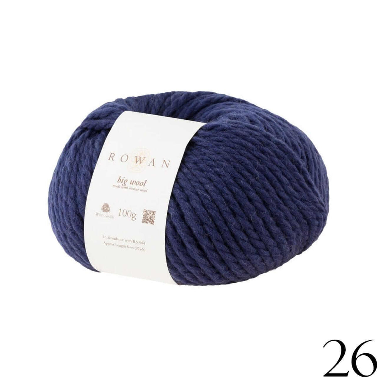 Big Wool - Rowan - Color: #26 - Blue Velvet