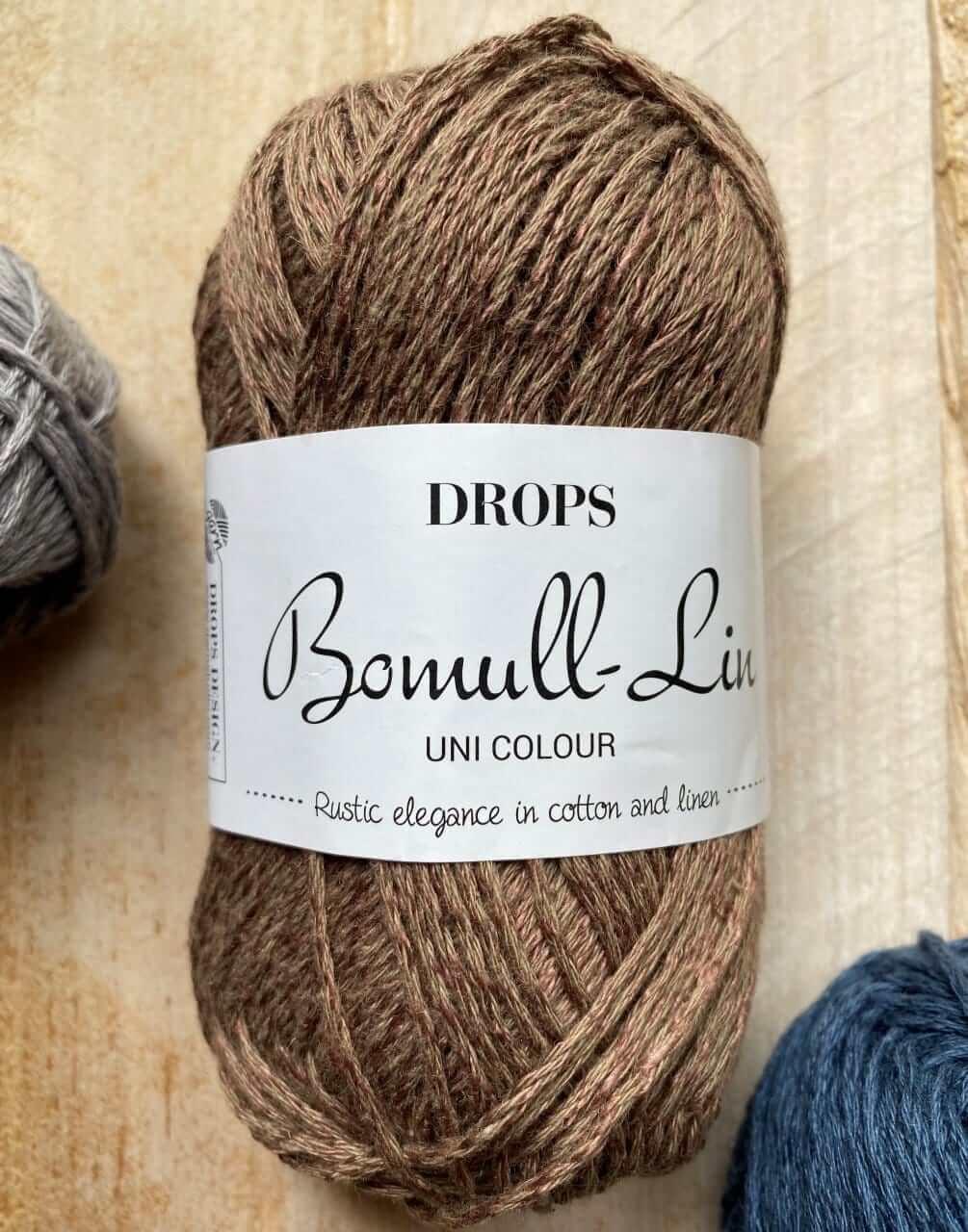 Bomull-Lin Drops - Size: 01 - White, 02 - Off White, 03 - Light Beige, 05 - Brown, 15 - Light Grey, 16 - Black, 20 - Grey Blue, 21 - Dark Blue