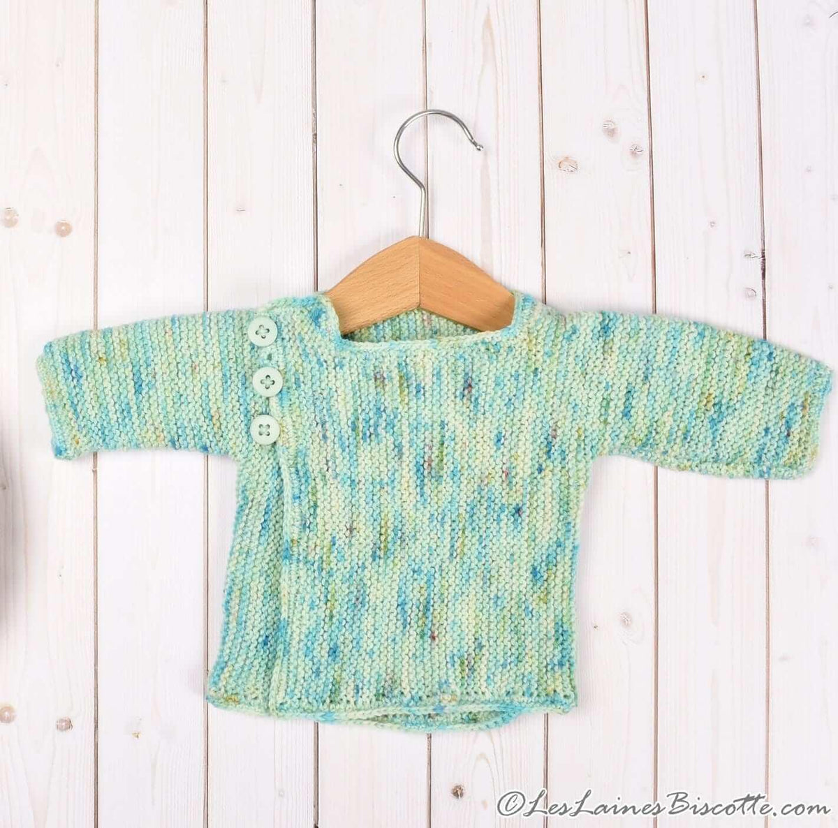 Cheval Blanc free pattern - Gabi Jumper for baby - 0-12 months