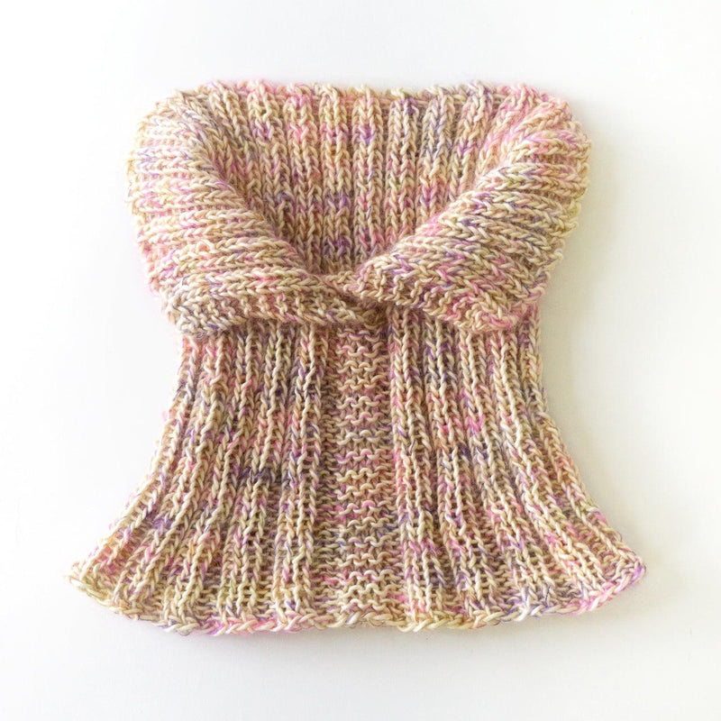 Cache-Cou Doux - Free Neckwarmer Pattern - Les Laines Biscotte Yarns