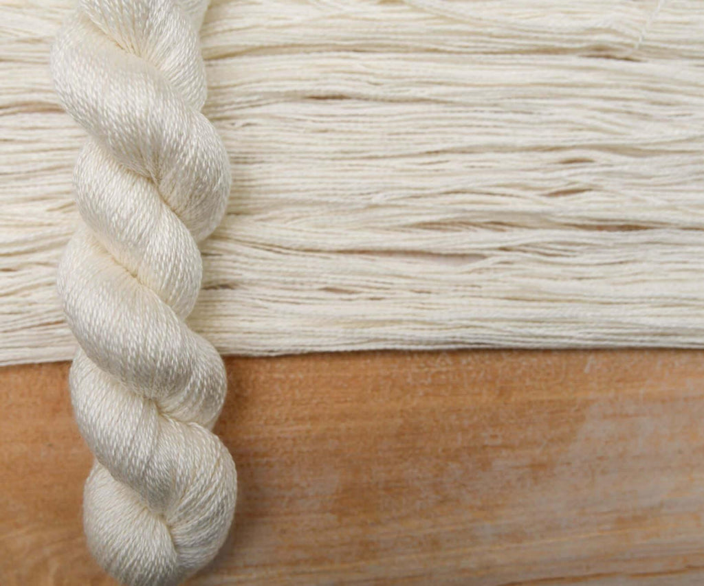 Hand-dyed CASHSILK NATURE lace yarn