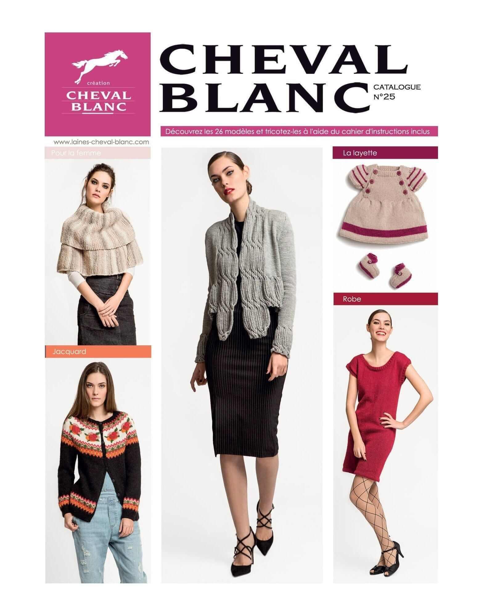 Knitting patterns top for women - Cheval Blanc - Laines Cheval Blanc