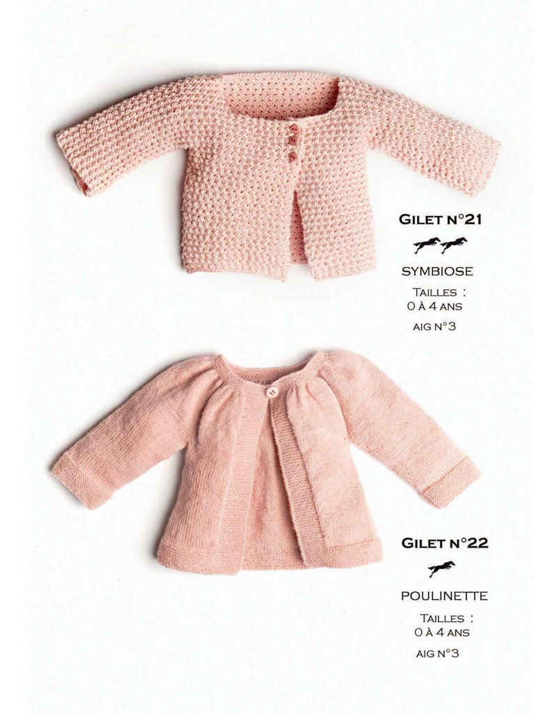 Cheval Blanc Pattern catalog 31, No 21 - Gilet - Up to 0 to 4 years old