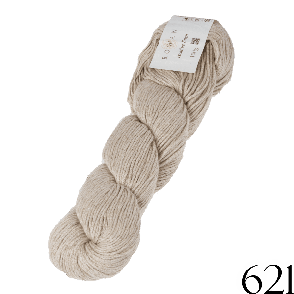 Creative Linen - Rowan - Color: #621 - Natural