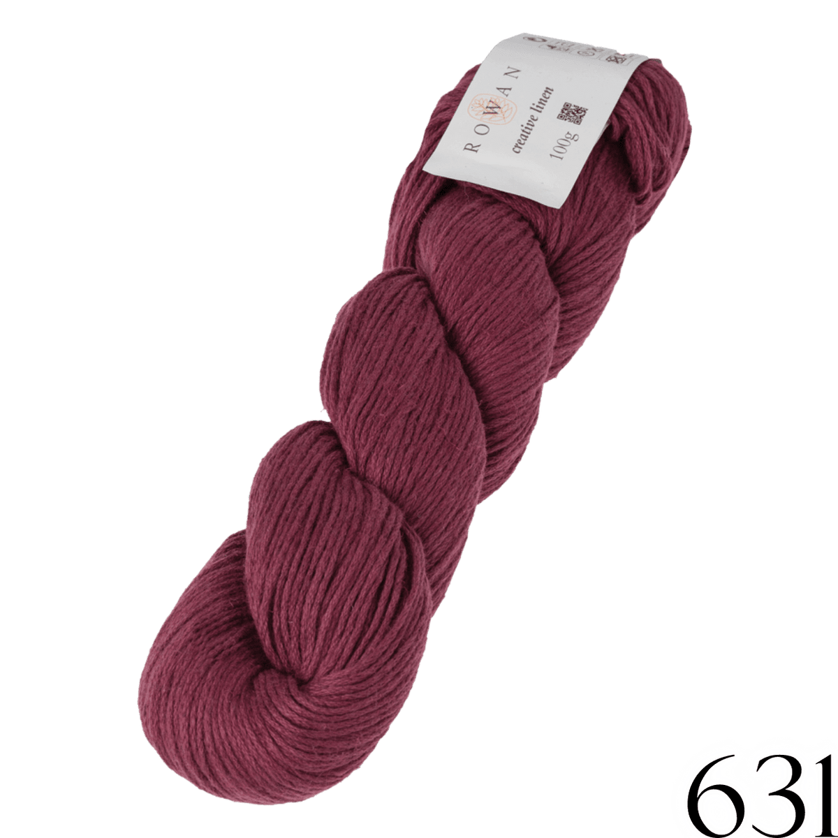 Creative Linen - Rowan - Color: #631 - Rasberry