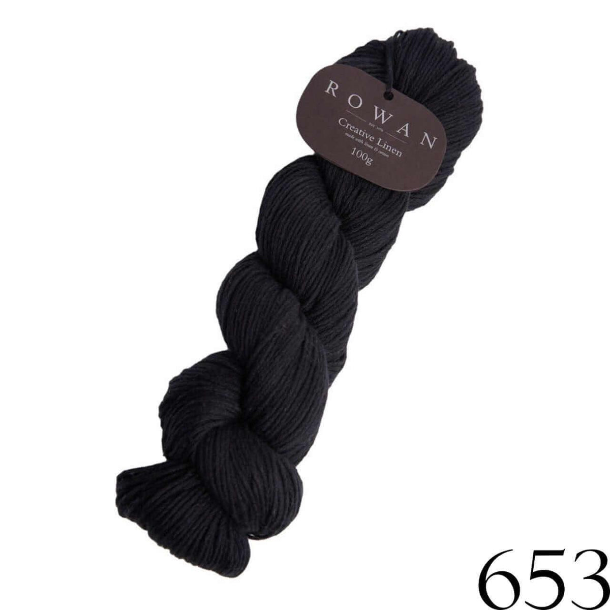 Creative Linen - Rowan - Color: #653 - True Black