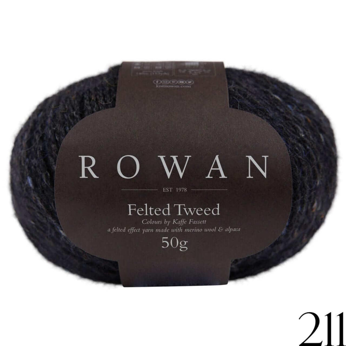 Felted Tweed - Rowan - Color: #211 - Black