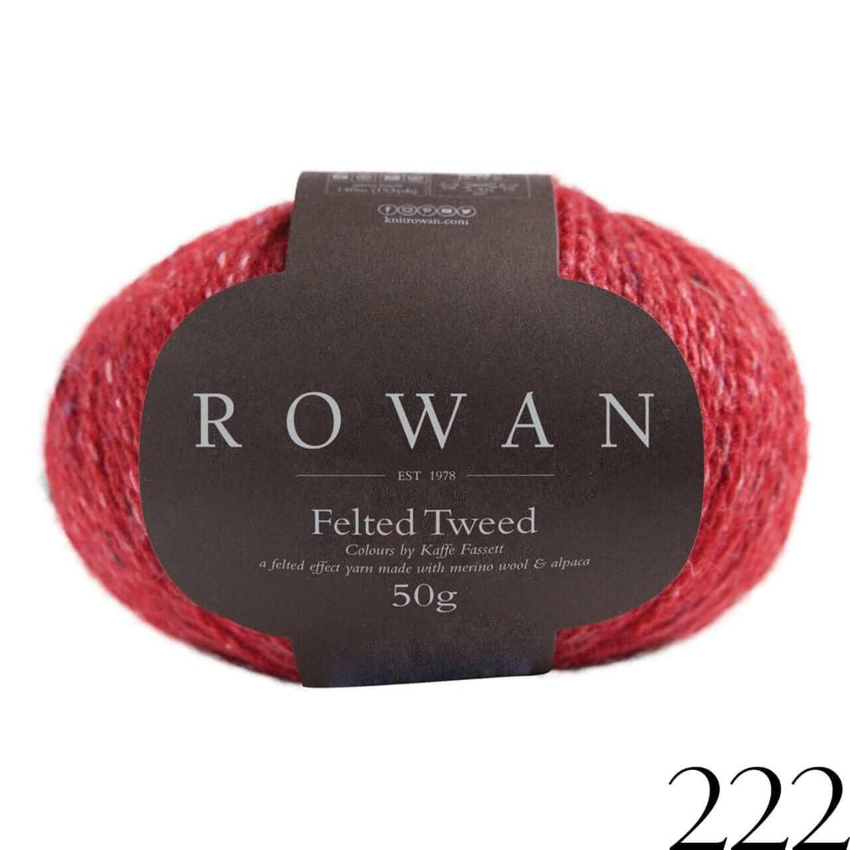 Felted Tweed - Rowan - Color: #222 - Scarlet