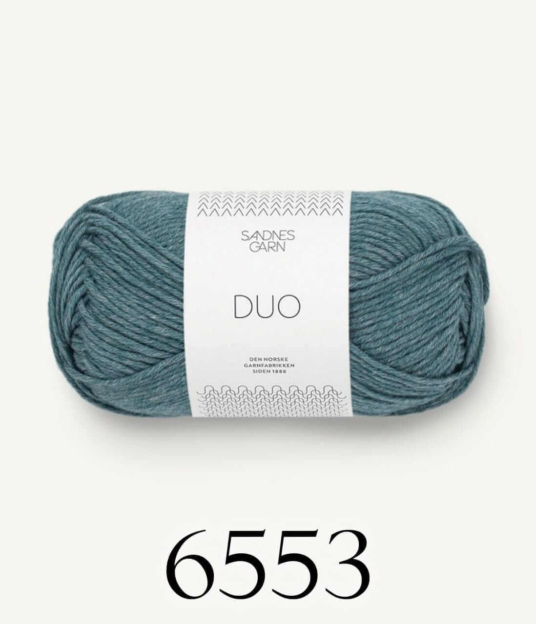 Sandnes Garn Duo - Tint: 6553 Lys Petrol