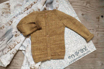 Baby knitting pattern - En Avant! Cardigan