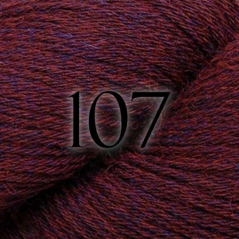 Highland Alpaca Fine - Estelle - Color: 107 - Merlot