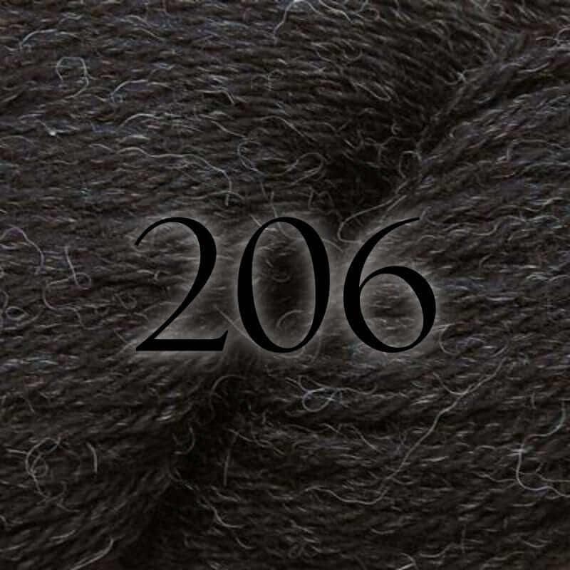 Highland Alpaca Dk - Estelle - Color: 206 - Black