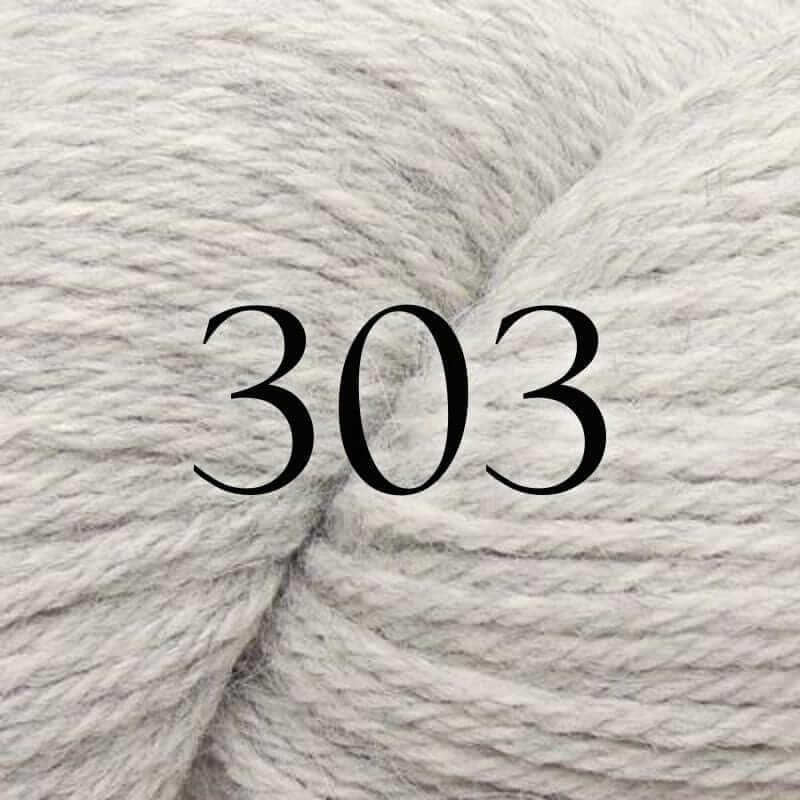 Highland Alpaca Worsted - Estelle - Color: 303 - Light Grey