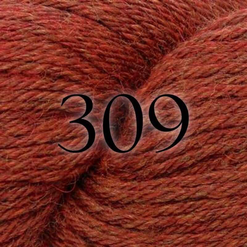 Highland Alpaca Worsted - Estelle - Color: 309 - Brick