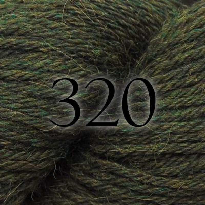 Highland Alpaca Worsted - Estelle - Color: 320 - Olive