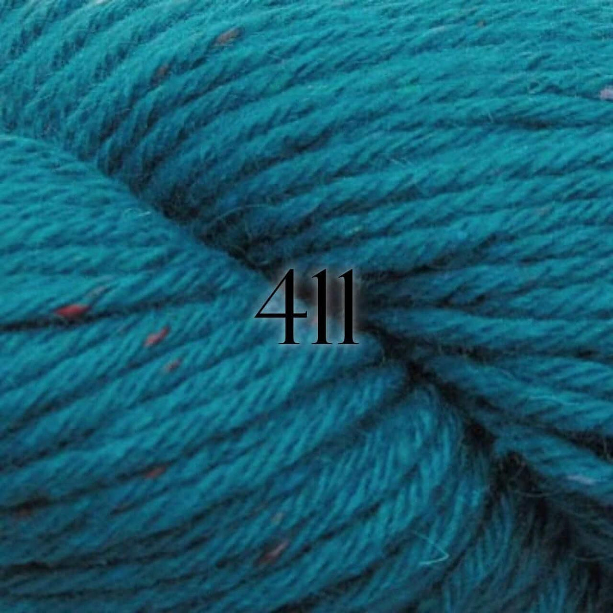 Eco Tweed Worsted - Estelle - Color: 411 - Teal