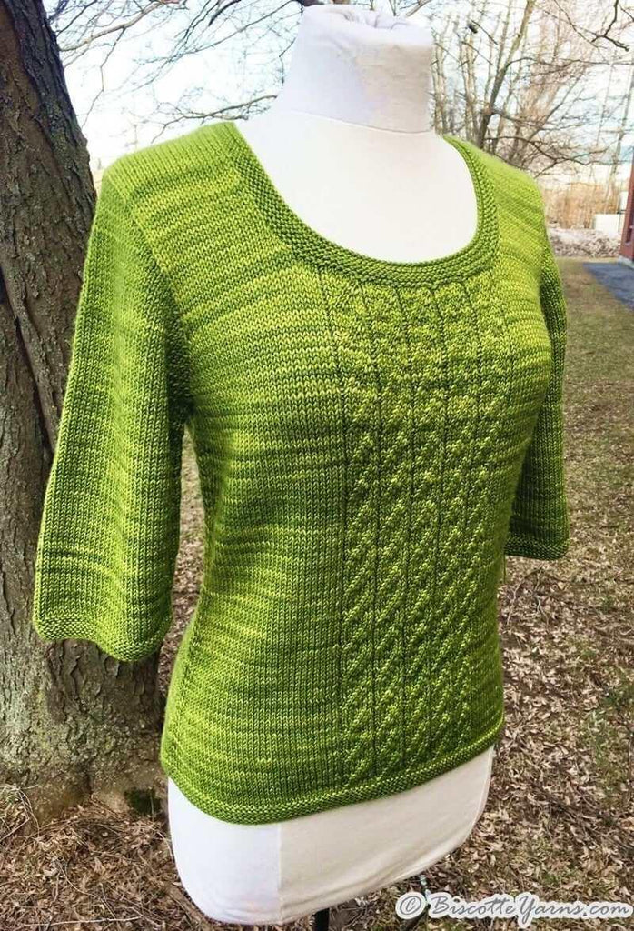 Sweater pattern to knit Sunset Breeze