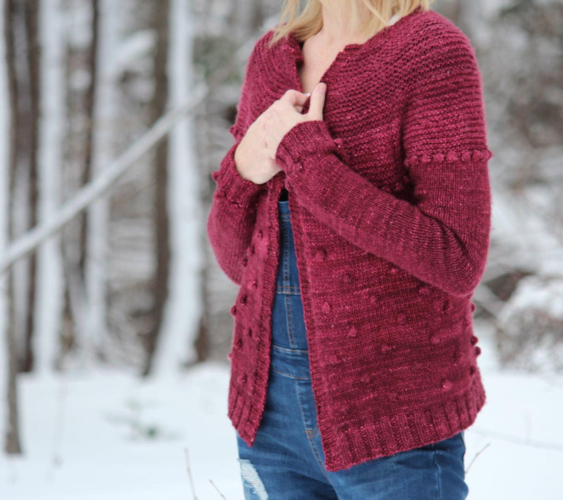 Sadie Cardigan - Free Knitting Pattern and Optional Kits