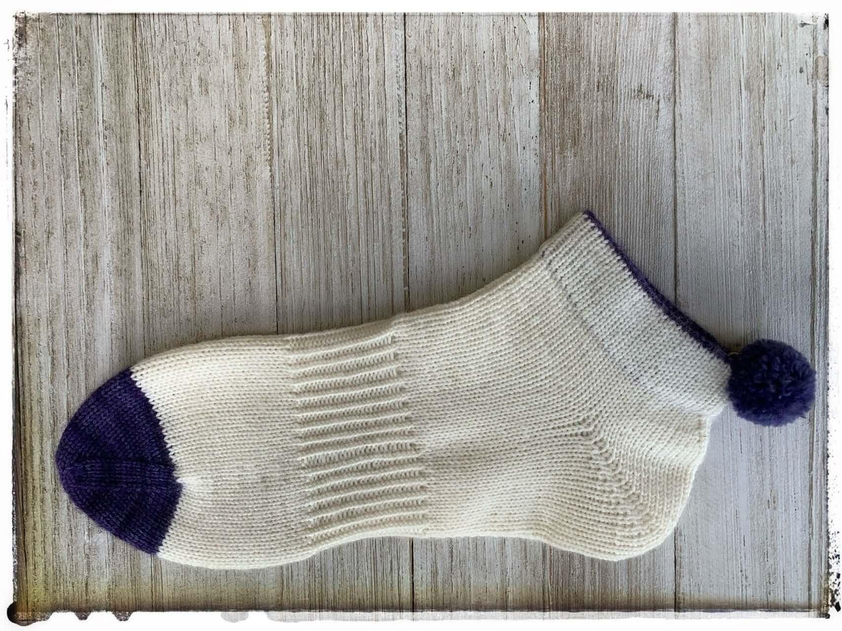 Sporty Pom Pom Socks Pattern