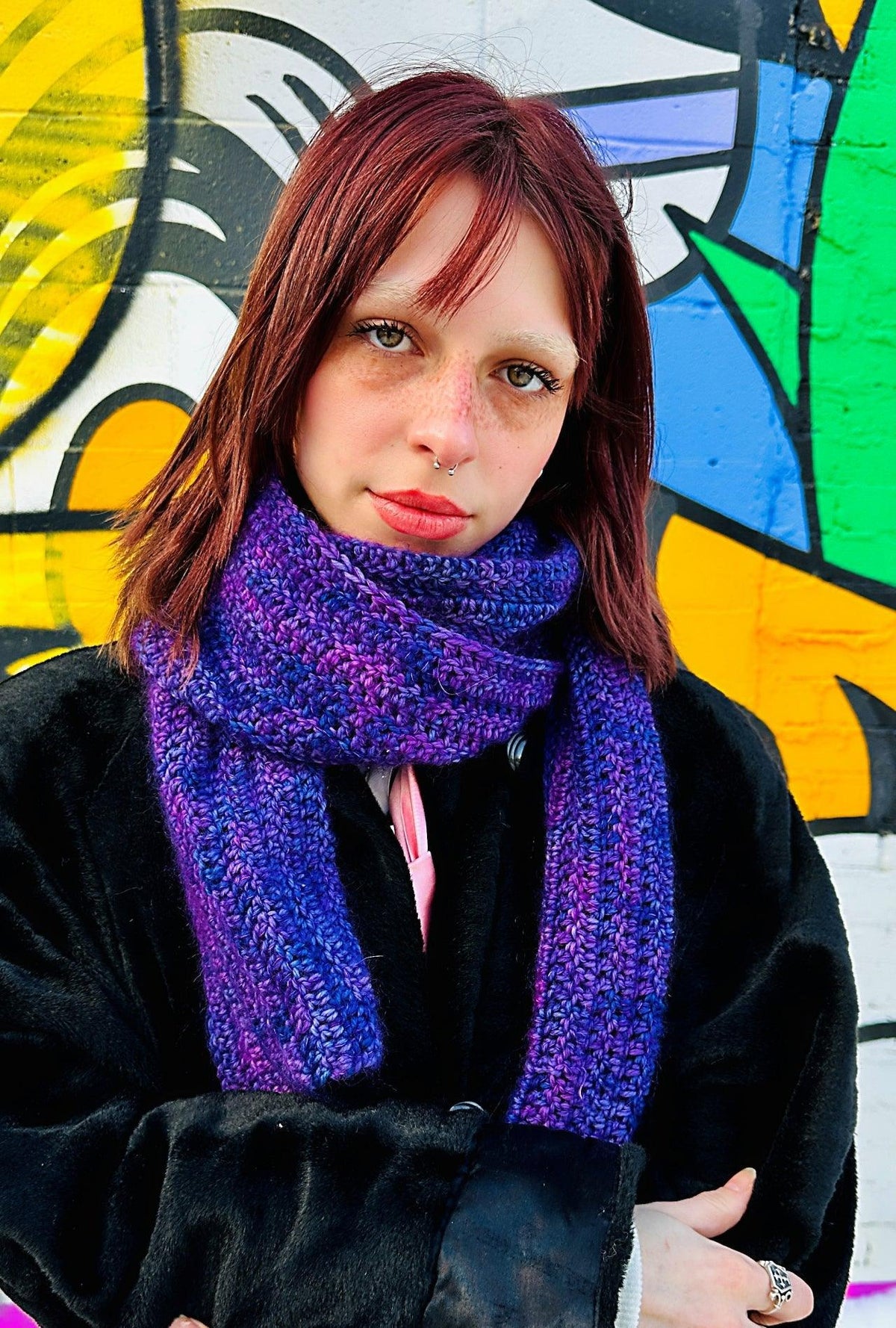 Kit to crochet : Simplicité scarf