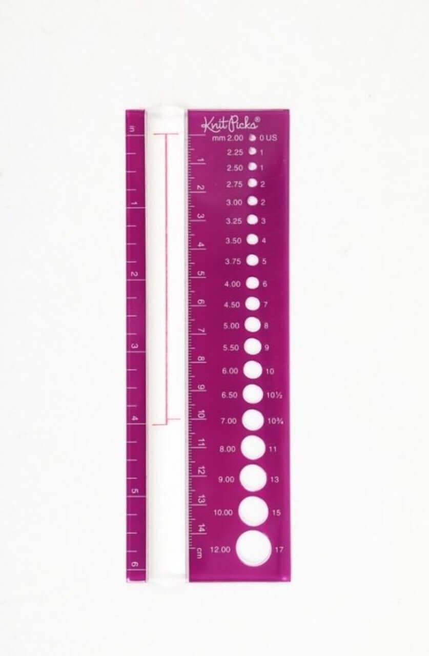 Knitting Needles Gauge - Knit Picks - Les Laines Biscotte Yarns