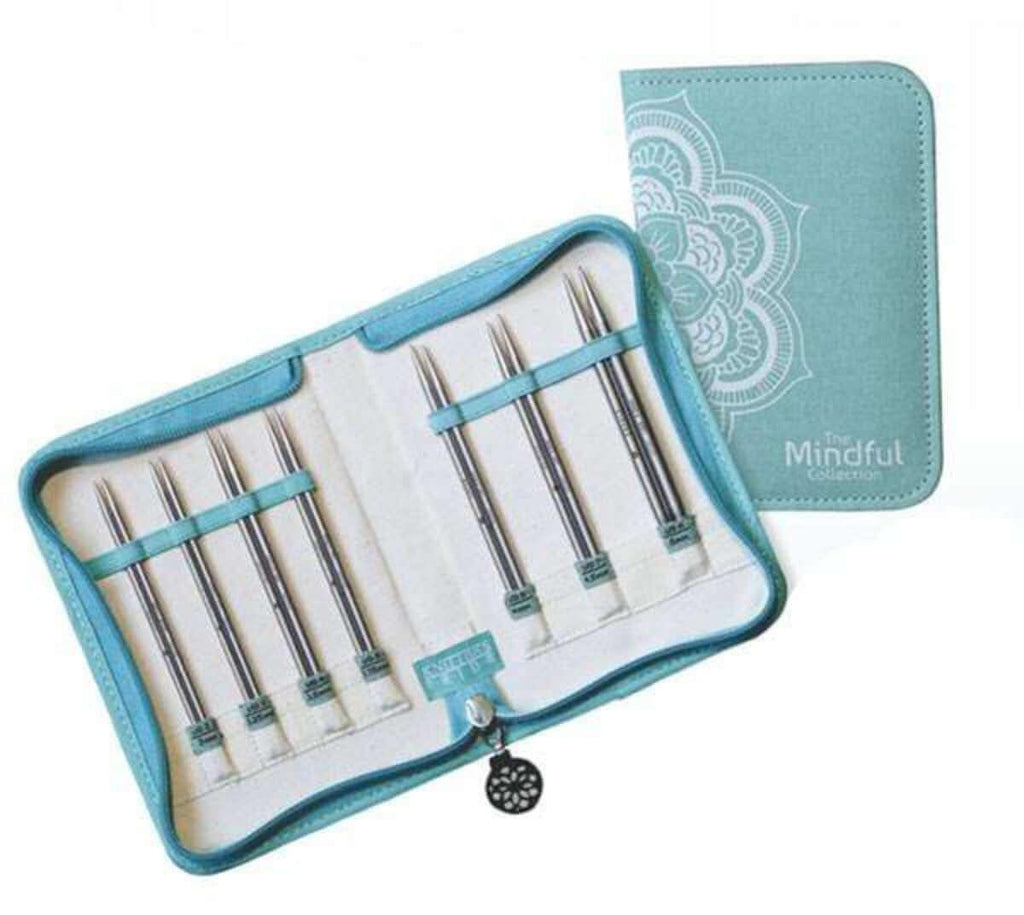 Knitter's Pride 'The Mindful Collection' Believe Interchangeable Needle Tips, Set of 7 Pairs (5") - Les Laines Biscotte Yarns