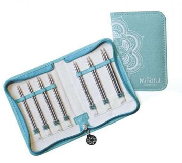 Knitter's Pride 'The Mindful Collection' Believe Interchangeable Needle Tips, Set of 7 Pairs (5") - Les Laines Biscotte Yarns