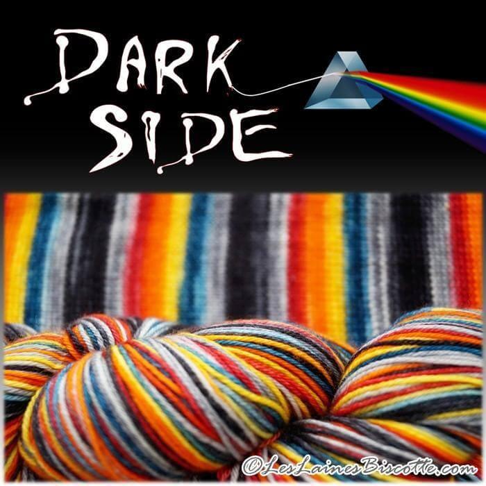 Self-Striping Sock Yarn - BIS-SOCK DARK SIDE