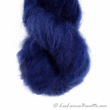Hand-dyed kid mohair & silk HERMIONE NUIT
