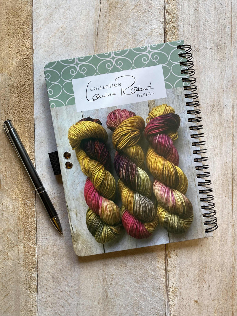 COLLECTION LOUISE ROBERT DESIGN NOTEBOOK & PEN - Les Laines Biscotte Yarns