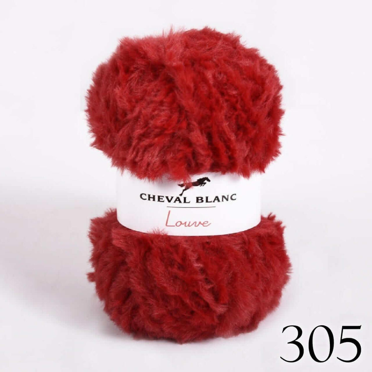 Laines Cheval Blanc - LOUVE - Color: Louve 305 Rubis