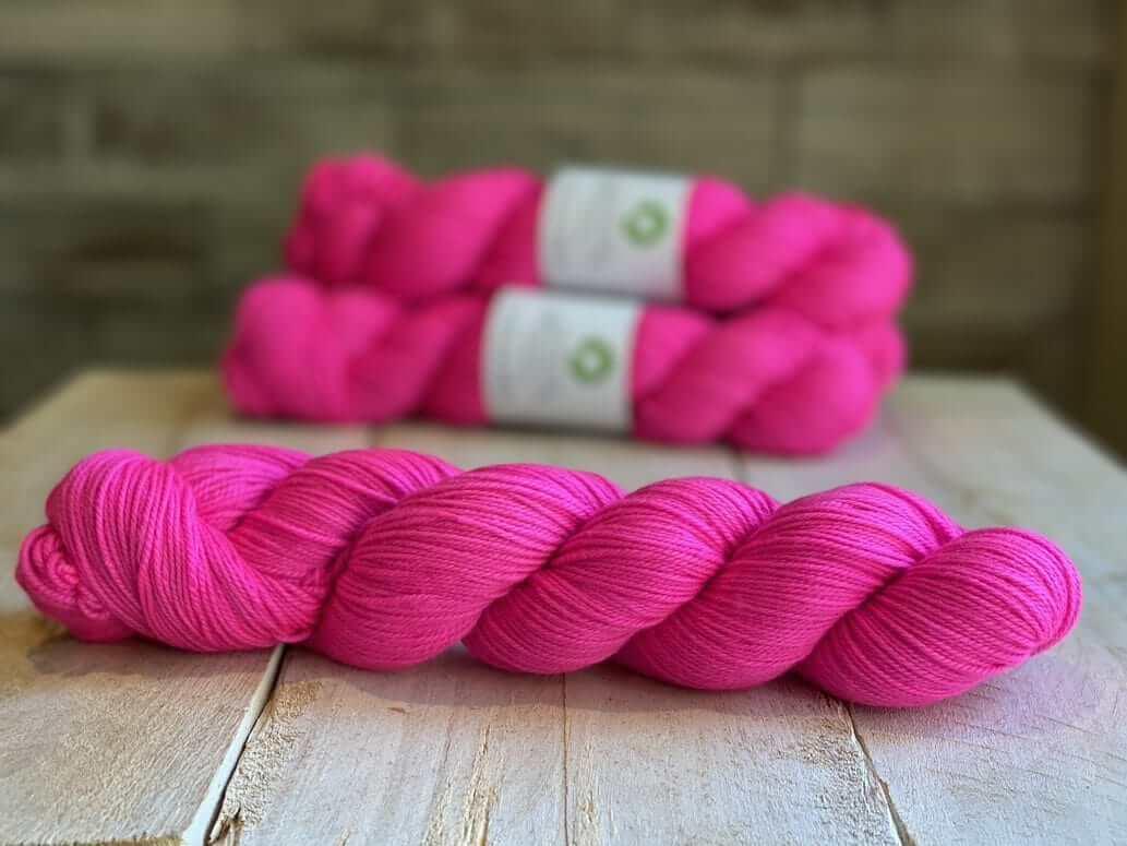 Merino Cashmere Nylon Yarn LA DOUCE MCN ROSE NÉON