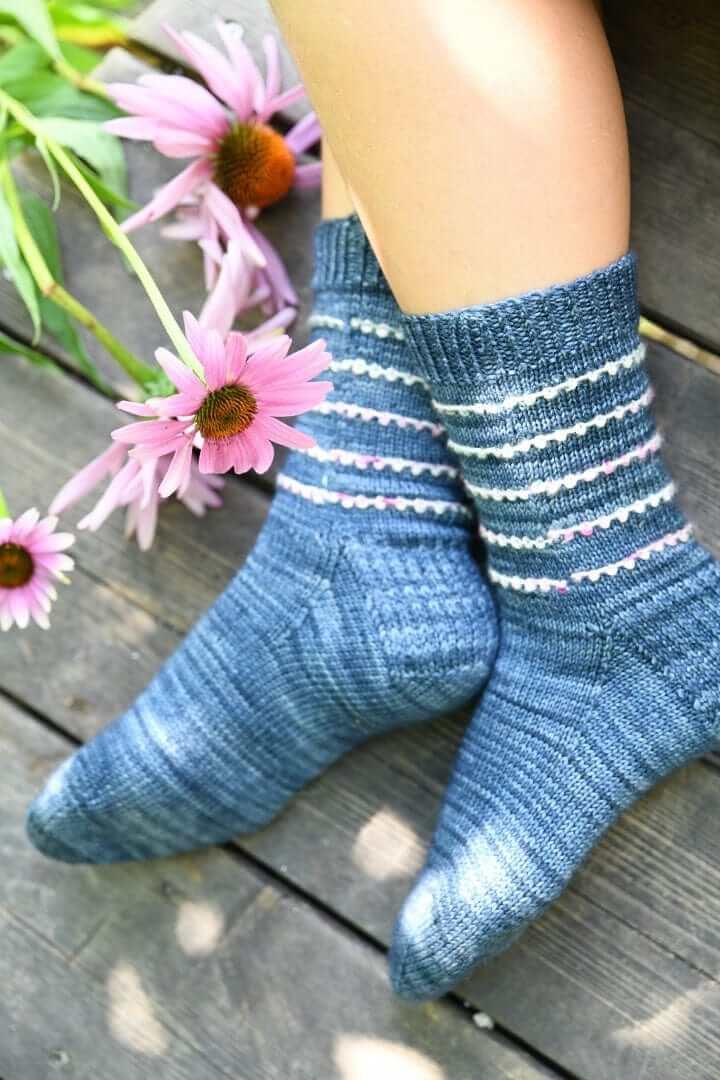 Mini Bobble Sock Kit à Tricoter - Les Laines Biscotte Yarns