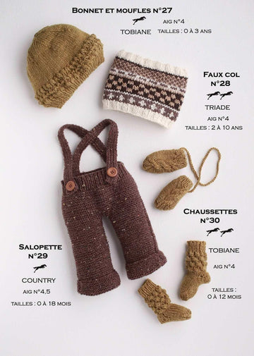 Free Cheval Blanc pattern - Overalls for baby cat.17-29