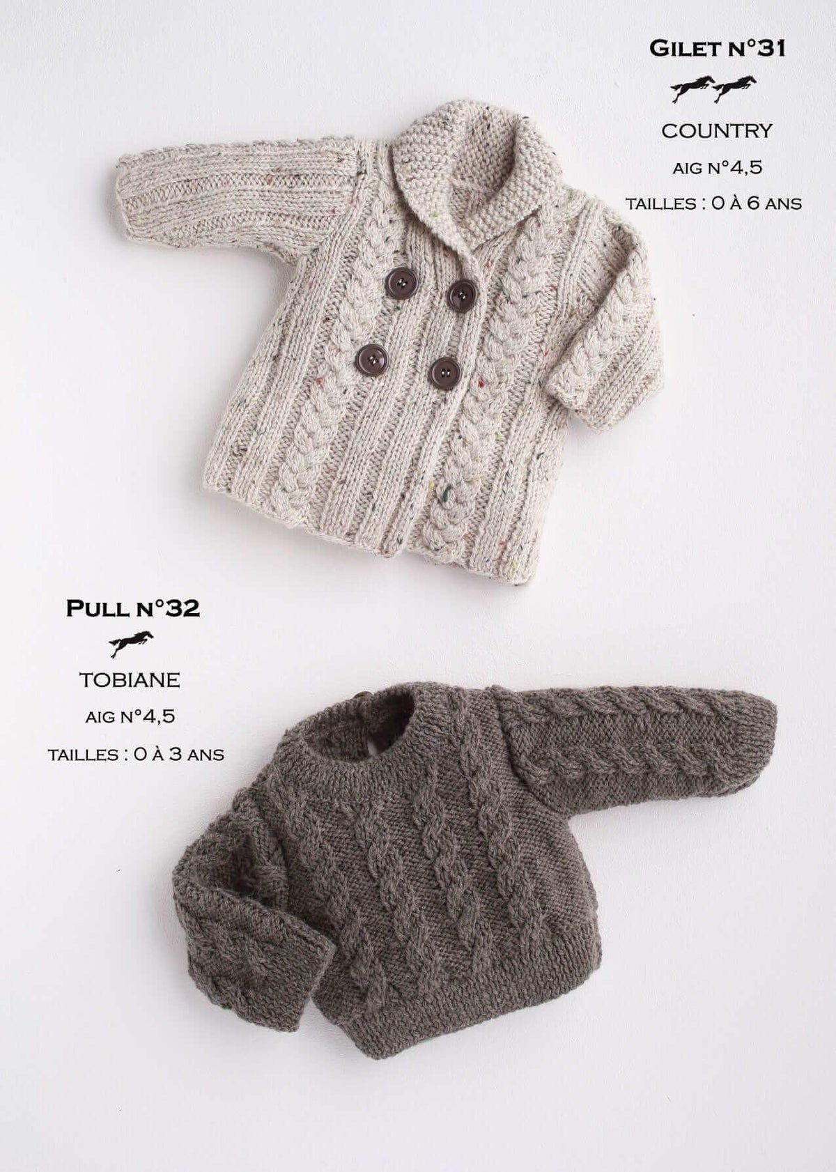 Free Cheval Blanc pattern - Child's vest cat.17-31