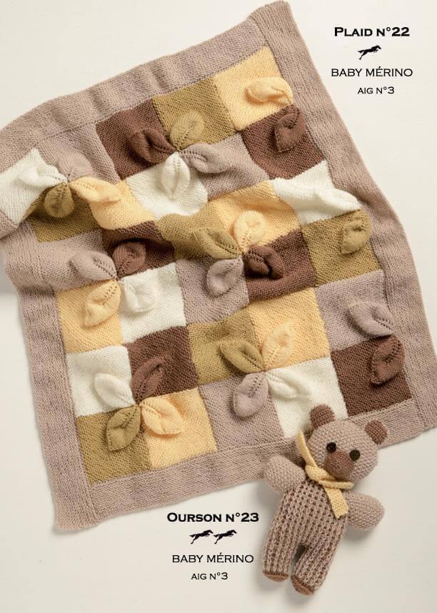 Free Cheval Blanc pattern - Baby blanket cat.19-22