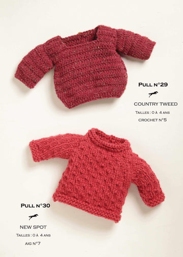 Free Cheval Blanc pattern - Sweater for child cat.19-29