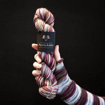 hand-dyed sock yarn PATRICKNITS DZIĘKUJĘ